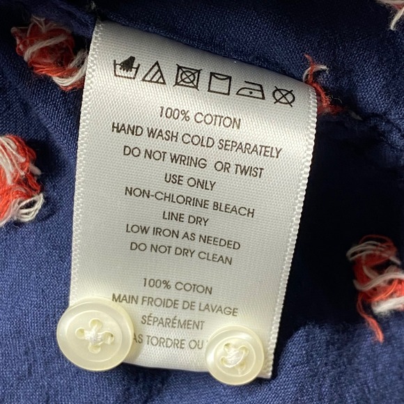 Salt Valley Western Long Sleeve Snap Front Shirt Blue Geometric Print Mens M - Picture 8 of 16